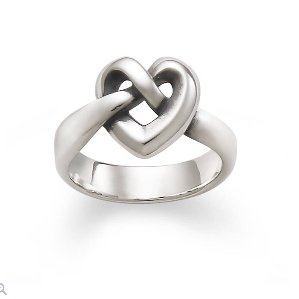 James Avery Heart knot ring